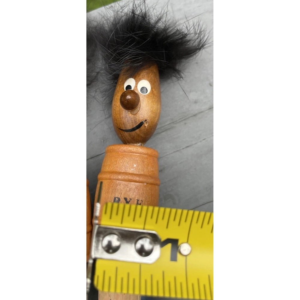 Vintage Liquor Cork Stoppers Wooden Men Barware MCM Funny Novelty Unused - Picture 7 of 12